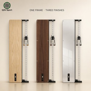 Trainer Funzionale Modulare a Parete, Palestra Domestica con Facciata Intercambiabile <span class=keywords><strong>in</strong></span> Quercia, Noce o Acciaio Inox, Pila da 30 kg, Oltre 100 <span class=keywords><strong>Esercizi</strong></span> - Product Image 3