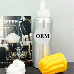 Portátil vazio alumínio latas belo design gordura garrafa forma com groove perfume shampoo espuma bolha limpo produtos cosméticos - Product Image 4