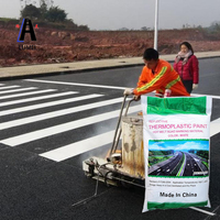 Le prix est peinture phosphorescente rougeoyante bon marché pour la peinture de marquage routier de lueur de route