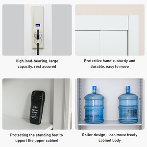 Trang chủ Văn phòng thiết kế hiện đại nhân viên kệ sách lưu trữ đồ nội thất khóa kim loại thép 2 đầy đủ kính cửa trượt Tủ hồ sơ - Product Image 3