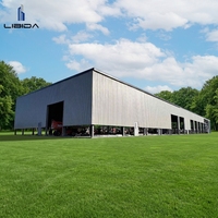 Almacén de Acero Prefabricado de Gran Vano Resistente al Viento, Nieve y Terremotos, Estructura de Acero para Fábrica, Edificio Metálico para Uso Industrial