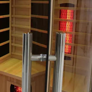 <span class=keywords><strong>2025</strong></span> Hete Verkoop Huis Kleine Houten Droge Saunaruimte Zachte Full Spec Trum Verwarmer 2 Persoon Far Infrarood Sauna - Product Image 6