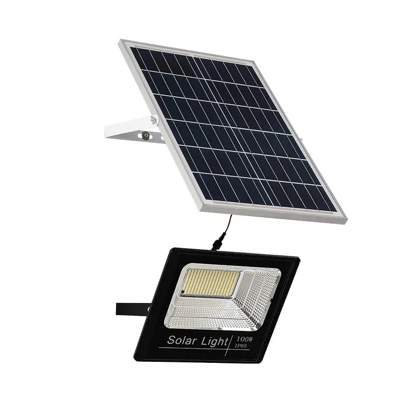 factory supply backyard project lightHigh lumen IP65 waterproof outdoor solar led flood light