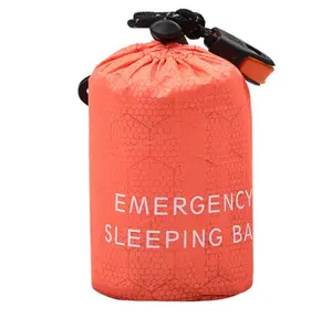 野营探险应急毯一次性铝膜保温带哨子的铝膜保温睡袋