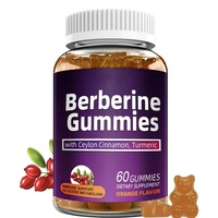 Gummies de chlorhydrate de berbérine pure à 95 % pour la gestion naturelle du poids