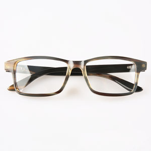 高級高級カスタマイズバッファローホーンサングラスバッファローホーンメガネ男性女性バッファローホーンメガネフレーム - Product Image 2