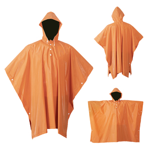 Custom PVC <strong>Polyester</strong> Rain Poncho Waterproof Outdoor Activities for Hiking Reusable <strong>Raincoat</strong> - Product Image 3