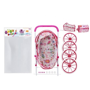 Samtoycn Giocattolo Fai-da-Te per Bambine, Passeggino <span class=keywords><strong>Rosa</strong></span> da Principessa con Cestino Portaoggetti e Borsa - Product Image 5