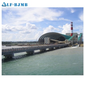 Nổi Tiếng Customized Thép Ánh Sáng Khung Không Gian Lưu Trữ Than Đổ Cong Mái Không Gian Cấu Trúc - Product Image 6