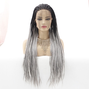 LINDAL peluca rizada trenzada estilos frontales <span class=keywords><strong>cabello</strong></span> <span class=keywords><strong>humano</strong></span>, pelucas <span class=keywords><strong>de</strong></span> <span class=keywords><strong>cabello</strong></span> <span class=keywords><strong>humano</strong></span> trenzado para mujeres negras coleta gorra corta disfraz Halloween - Product Image 1