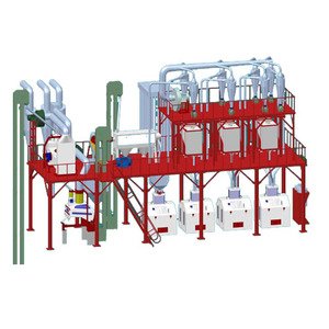 เครื่องโม่ข้าวโพด,เครื่องโม่แป้งสำหรับทำ Sadza Ugali Nshima <span class=keywords><strong>Maida</strong></span> ขนาด50ตันต่อวัน - Product Image 5
