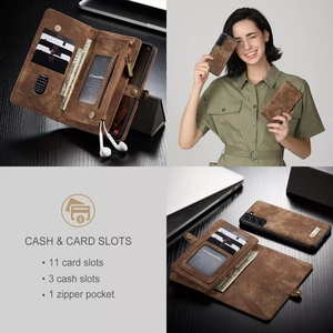 Fundas de Cuero de Lujo CaseMe con Cierre Magnético y Ranuras para Tarjetas para <span class=keywords><strong>Samsung</strong></span> <span class=keywords><strong>S22</strong></span> <span class=keywords><strong>Plus</strong></span> - Product Image 3