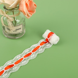 ERKOUMI Disponibile Nastro Elastico <span class=keywords><strong>in</strong></span> Nylon da 3,5 cm, <span class=keywords><strong>Bordo</strong></span> <span class=keywords><strong>in</strong></span> <span class=keywords><strong>Pizzo</strong></span> Elastico per Reggiseni, Abiti da Sera, Nastri <span class=keywords><strong>in</strong></span> <span class=keywords><strong>Pizzo</strong></span> per Cucito - Product Image 3