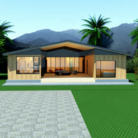 150qm 4-Zimmer Container-Villa mit Holzverkleidung und Satteldach als Wohnhaus für Familien in Kroatien
