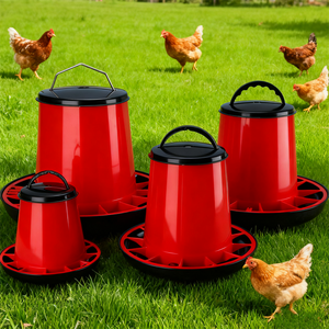 Nuevo Comedero de Plástico PP para Aves de Corral al por Mayor OEM, Equipo de Alimentación Manual Portátil para Cría de Pollos - Product Image 3