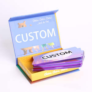 Boîte personnalisée avec logo, cartes multiples, pelliculage de <span class=keywords><strong>surface</strong></span>, impression CMJN, service d'impression à prix abordable, cartes éducatives pour enfants, cartes en papier - Product Image 3