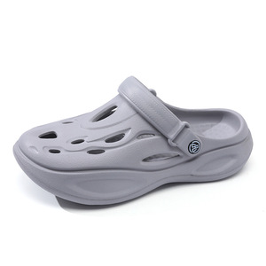 Men's <b>Clogs</b> Thick Sole EVA Outsole 3.5cm Heel Height Increasing Closed Toe Non Slip Summer Wear - Product Image 5