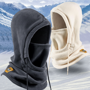 Giacca a vento Unisex completamente armata con copricapo da sci e da neve con protezione fredda sciarpa marmitta - Product Image 1
