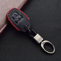 Étui de protection en cuir pour clé de voiture, 2 boutons, porte-clés, télécommande, housse pour Toyota RAV4 Hilux Verso Aqua IQ Probox, accessoires de voiture