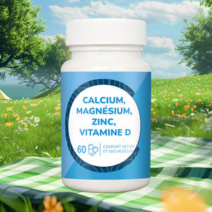 Capsules OEM de calcium, magnésium, zinc et vitamine D pour soulager la <span class=keywords><strong>fatigue</strong></span> musculaire et favoriser la santé des os - Product Image 3