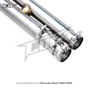 Système d'échappement Catback Boska pour Mercedes-Benz CLS550 V8 4.7L 2010-2016, échappement sport en acier inoxydable avec silencieux Valvetronic - Product Image 6