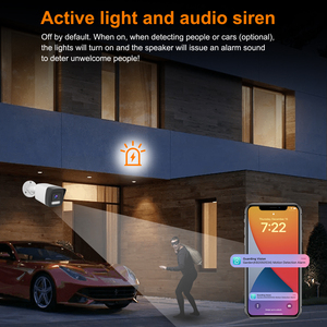 Caméra de surveillance analogique OEM intelligente à double éclairage, avec stroboscope actif et alarme sonore 4-en-1 CVI/TVI/CVBS/AHD, dôme tourelle IP67 - Product Image 5
