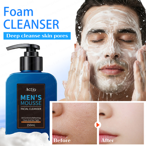 <span class=keywords><strong>Mousse</strong></span> <span class=keywords><strong>nettoyante</strong></span> pour le <span class=keywords><strong>visage</strong></span> pour hommes - Contrôle du sébum et rafraîchissement pour peaux grasses, nettoyage en profondeur des pores et hydratation - Product Image 3