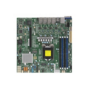 Placa base Supermicro-Placa base con 3 años de garantía, doble canal de memoria <span class=keywords><strong>DDR4</strong></span>, chipset Intel, admite hasta 128 GB de <span class=keywords><strong>RAM</strong></span> - Product Image 1