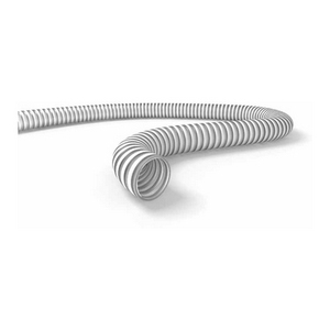 Tube spiralé en PVC blanc de 40 mm pour usage alimentaire, tubes en plastique - Product Image 1