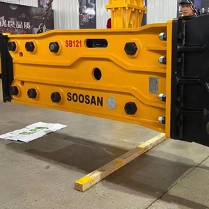 SOOSAN SB121 Brise-roche hydraulique de type supérieur, corps principal du produit, approvisionnement direct usine, garantie d'un an, caractéristiques standard incluses - Product Image 2
