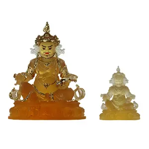 फैक्ट्री घरों/मंदिरों में उपयोग के लिए धन के देवता की चित्रित सोने की और चमकदार तांत्रिक बौद्ध मूर्तियों को अनुकूलित कर सकती है