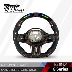 Volante LED de Fibra de Carbono Forjado Personalizado para BMW 330i 340i 440i 450i 550i 640i GT 740d Xdrive X3 X4 X5 X6 X7 M2 M3 M4 M5 <span class=keywords><strong>M8</strong></span> - Product Image 2