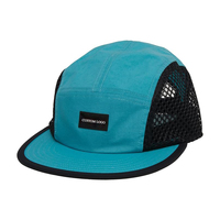 OEM impermeable cinco 5 paneles 5 paneles sombrero Snapback correr ciclismo gorra sin estructura, personalizado campamento Camping Camper Nylon malla gorra sombrero