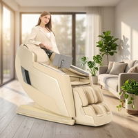 Sillón de Masaje Comercial de Gravedad Cero con Escaneo Corporal 4D con IA y Terapia de Calor