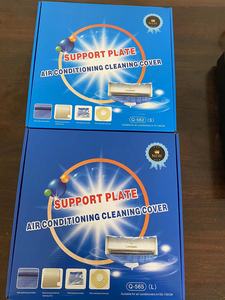 Sacchetto per la pulizia dell'aria condizionata montato a parete coperchio per il <span class=keywords><strong>lavaggio</strong></span> del <span class=keywords><strong>condizionatore</strong></span> d'aria diviso con pannello di supporto per <span class=keywords><strong>condizionatore</strong></span> d'aria - Product Image 5