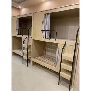 Camas Cápsula de Hotel a Precio de Fábrica, Literas Dobles de Madera Maciza Personalizables, Diseño Moderno para Hogares y Alojamientos Estudiantiles - Product Image 2