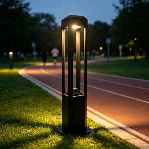 Black <b>LED</b> lawn <b>light</b>, garden path <b>light</b>, waterproof outdoor landscape <b>light</b>, IP65 lawn walkway lighting - Product Image 5