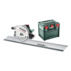 Scie circulaire plongeante sans fil Metabo KT 18 LTX 66 BL avec rail de guidage et coffret de rangement - Product Image 1