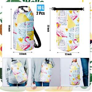 Bolsa seca impermeable de Pvc, bolsa seca impermeable con parte superior enrollable de Palma, 5L, 10L, 20L, 30L, bolsa seca flotante para natación en bote - Product Image 4