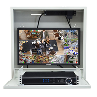 Armoire DVR intérieure 19 pouces, rack de serveur mural vertical avec indice de protection IP-20