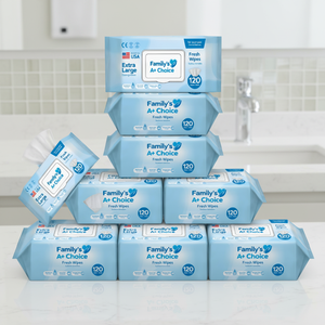 Muestra Gratuita OEM China Toallitas Húmedas para Bebé 80/120 unidades Ecológicas Sin Alcohol <span class=keywords><strong>Agua</strong></span> Pura Limpieza Desechable - Product Image 2