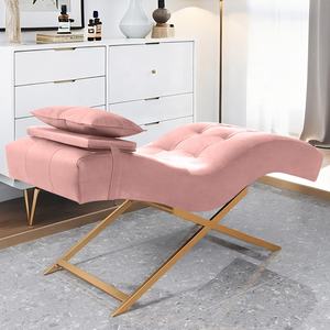 Salón de lujo Cama de pestañas curvada moderna Base de acero inoxidable Cama de masaje <span class=keywords><strong>Spa</strong></span> Cama de belleza - Product Image 3