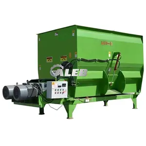 best selling tmr feed mixer for animal breeding farm feed mixer/ hot selling horizontal cattle feed mixer