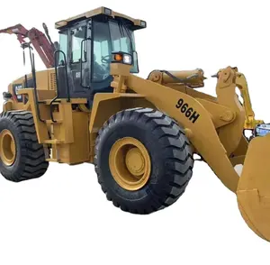 Selling in large quantities at low prices Free ShippingUSA made 99% new Cat 966h 66 6ton payloader used loader in Shanghai China