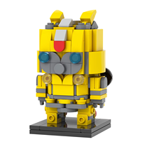 Ensemble de blocs de construction créatifs MOC, personnage unisexe Dinton, version animation, modèle en plastique ABS, jouet éducatif DIY, couleur personnalisée