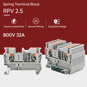 ROHS認証取得済みの優れたスクリューレス高出力インバータークイック端子台 - Product Image 3