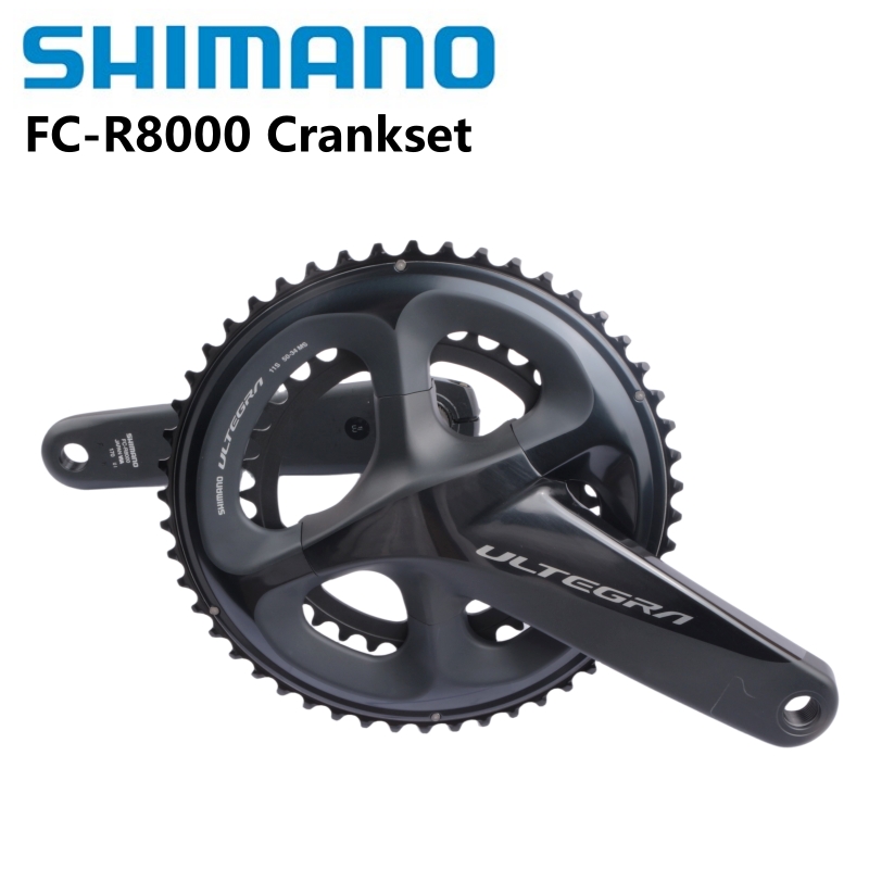 Shimano Ultegra R8000 Cranksets 165-175mm for Road Bikes - Durable