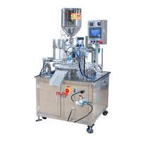 Machine de remplissage et de scellage rotative automatique pour miel, huile, boissons, confiture, ketchup, yaourt et pâtes, pour contenants en verre