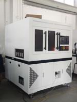 Haute précision 5L Double baril seringue AB résine automatique optique 3 axes polyuréthane colle Machine de distribution