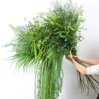 Hochzeit Green Plant Simulation Seiden blumen Gypsophila Eukalyptus für Neujahrs dekorationen oder Hochzeits blumen arrangements
